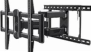 Mounting Dream UL Listed Full Motion TV Mount for Most 42-84 Inch TVs, Adjustable TV Wall Mount Swivel and Tilt, Loading 100 LBS, Max VESA 600x400mm, Fits 16", 18", 24" Studs MD2617-24K