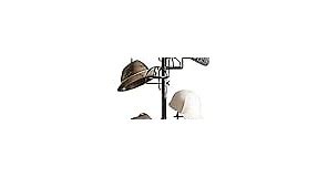 Thick forest Freestanding Hats Rack Stand Metal Hats Display Stand with 25 Customizable Circular Hooks for Home or Commercial(Black)