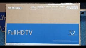 Samsung 32" 5 Series Smart TV Unboxing and Setup