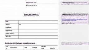 Quality Manual [ISO 17025 templates]