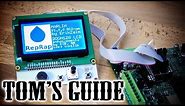 3D printing guides - Setting up a LCD and SD card controller panel