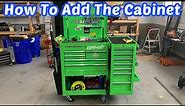 HOW TO ADD THE END CABINET ONTO THE HARBOR FREIGHT TOOL CART #harborfreightprojects