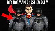 DIY Batman cosplay bat emblem