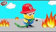 Despicable Me 2: Minion Fireman Action Figure Toy Review, Thinkway Toys