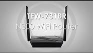 TRENDnet N300 WiFi Router - TEW-731BR