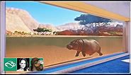 🐫 Hippo lookout & underwater viewing | Desert Franchise Mode | Planet Zoo |