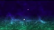25 MIN. // Violet GALAXY & green SPARKLES (Galaxia violeta y destellos verdes) - Free copyright HD