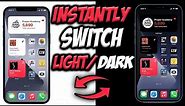 How To INSTANTLY Change Dark and Light Mode Wallpapers on iPhone 📲| iOS 14 Wallpaper Shortcuts