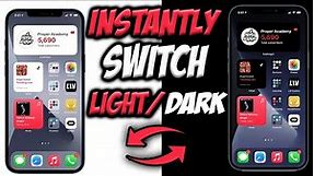 How To INSTANTLY Change Dark and Light Mode Wallpapers on iPhone 📲| iOS 14 Wallpaper Shortcuts