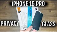 iPhone 15 Pro | The 2 Best Privacy Screen Protector?