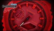 Casio G-SHOCK GA2100! Red CasiOAK! Casio GA 2100 | GA2100-4A