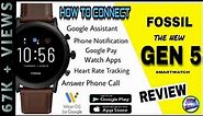 Fossil Gen 5 Smartwatch | Ftw 4026 | How to connect watch with Android or iOS | Full Review