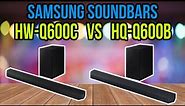 SAMSUNG HW-Q600C vs HW-600B SOUNDBAR | Full Comparison *New 2023* 🔥🔥🔥