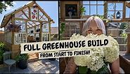 How To Make a DIY Backyard Greenhouse | FULL BUILD | DIY Danie