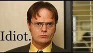 Every time Dwight said idiot || The Office US