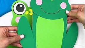 Frog Paper Bag Puppet Craft