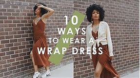 HOW TO STYLE: 10 Ways to Wear a Wrap Dress 👗