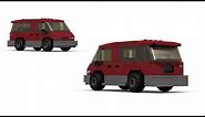 LEGO Toyota Previa minivan MOC tutorial