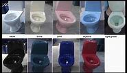 color toilet made in china ceramics sanitary ware