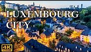 [4k] Saturday Night walk in LUXEMBOURG CITY - The best NIGHTLIFE in Luxembourg