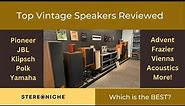 Top Vintage Speakers Reviewed - Which ones are the Top 5? Watch to find out!