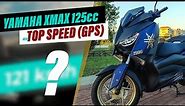 Yamaha Xmax 125cc real TOP SPEED (GPS) test 🔥