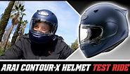 Arai Contour-X Helmet Test Ride Review at SpeedAddicts.com