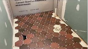 How I Install Hexagon Tile on a Bathroom Floor