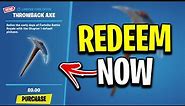 How To REDEEM The FREE OG Default Pickaxe! (Available NOW)