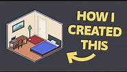 How I Created A Pixelart Bedroom