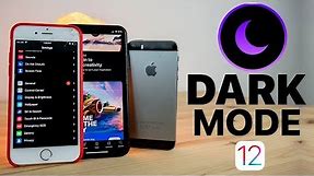 Get True Dark Mode on any iPhone iOS 12