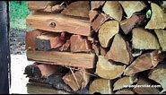 How To Stack Firewood Without Supports
