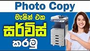 How to service photocopy machine