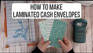 Make Your Own Laminated Cash Envelopes // Dave Ramsey Inspired