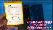 Nokia C20 plus battery Replacement | How to change Nokia C20 plus battery #nokia #c20plus #battery