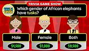 ✅ TEST YOUR KNOWLEDGE! - 25 Mixed Trivia Quiz Questions in a Unique Game Show Format. Round 81