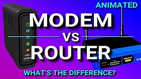 Modem vs Router - What's the difference?