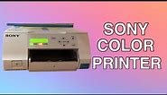 Sony digital color printer , how to change print paper and ribbon⚡️⚡️🔥🔥