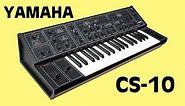 YAMAHA CS-10 Analog Synthesizer 1977 | HQ DEMO