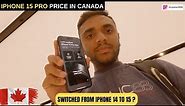 IPHONE 15 PRO PRICE IN CANADA 2023 || A DAY IN TORONTO DOWNTOWN || MR PATEL