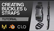 How to Create Buckles & Straps - Marvelous Designer / CLO 3d