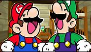 Mario and Luigi have an argument