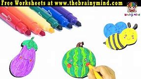 Learn Color by Numbers | Part II | pre-school – nursery - KG - | educational videos for kids
