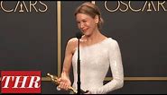 Oscar Winner Renée Zellweger Full Press Room Speech | THR