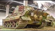 RC Military Machines ULTRA HEAVY! 1/4 scale Tank! 600 kilograms!