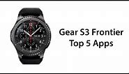 Top 5 Apps for the Samsung Gear S3