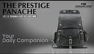 Prestige Panache Black Leather Backpack | Handmade World | Leather Backpack | Shoulder Bag