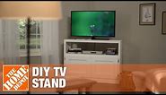 DIY TV Stand: How to Build a TV Stand | Simple Wood Projects | The Home Depot