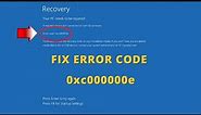 How to Fix Blue Screen Error Code 0xc000000e (Windows 10)