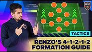 The Best META FIFA 23 Custom Tactics 🤩 | Renzo's 4-1-2-1-2 Formation